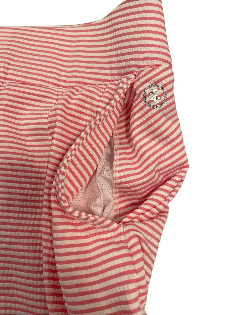 Izod Pink Pleated Tennis Skort - Picture 9 of 13